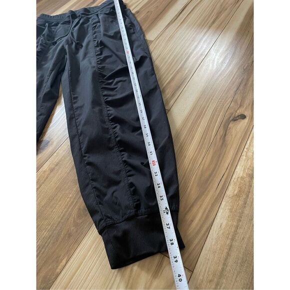 ANRABESS BLACK DRAWSTRING WOMEN’S BLACK JOGGERS - Picture 4 of 9